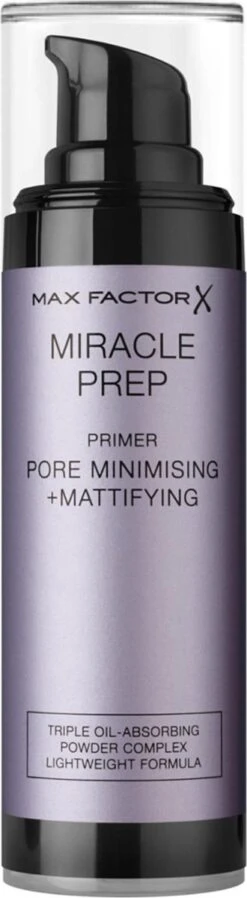 Max Factor Miracle Prep Primer Pore Minimising & Mattifying - 30 Ml -Maquillage Cosmetics 330x1200 3
