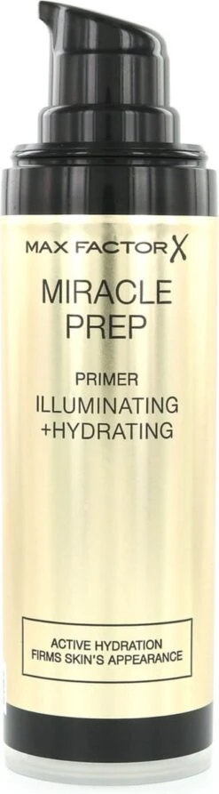Max Factor Miracle Prep Primer Illuminating & Hydrating - 000 Transparant - 30 Ml -Maquillage Cosmetics 332x1200 1