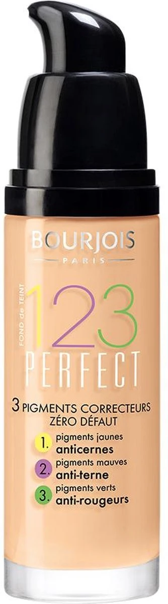 Bourjois 123 Perfect Foundation - 54 Beige Foncé 4 Bourjois 123 Perfect Foundation - 54 Beige Foncé – Image 2