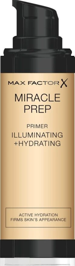 Max Factor Miracle Prep Primer Illuminating & Hydrating - 000 Transparant - 30 Ml -Maquillage Cosmetics 342x1200