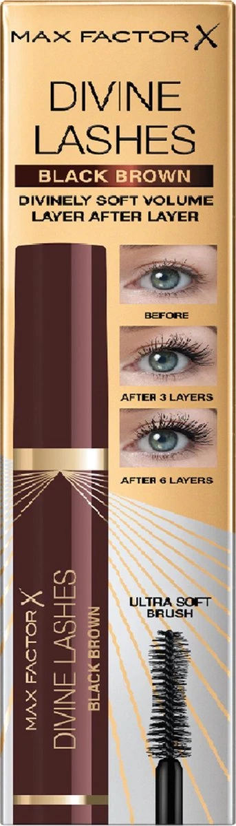 Max Factor Divine Lashes Mascara - 002 Black Brown 4 Max Factor Divine Lashes Mascara - 002 Black Brown – Image 2