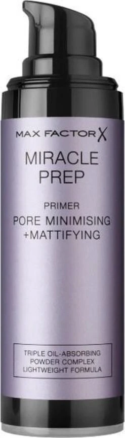 Max Factor Miracle Prep Primer Pore Minimising & Mattifying - 30 Ml -Maquillage Cosmetics 343x1200