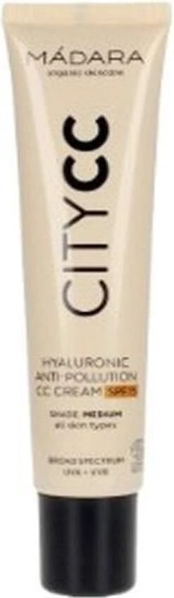 MÁDARA Anti-Pollution CC Cream SPF15 Medium Beige 40ml - Hyaluronzuur -UVA/UVB -Maquillage Cosmetics 349x1200 4
