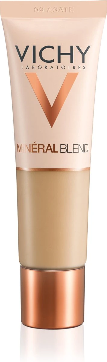 Vichy Minéralblend Foundation - 09 Agata - 30ML - Natuurlijke Dekking 3 Vichy Minéralblend Foundation - 09 Agata - 30ML - Natuurlijke Dekking