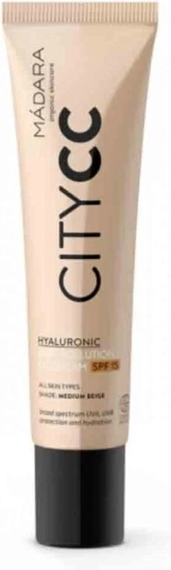 MÁDARA Anti-Pollution CC Cream SPF15 Medium Beige 40ml - Hyaluronzuur -UVA/UVB -Maquillage Cosmetics 361x1200 9