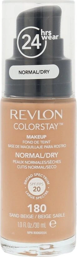 Revlon Colorstay Foundation With Pump Dry Skin - 180 Sand Beige -Maquillage Cosmetics 362x1200 6