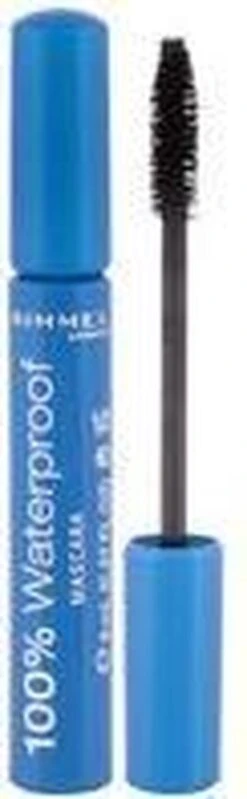 Rimmel London 100% Waterproof Mascara - 001 Black -Maquillage Cosmetics 371x1200 10