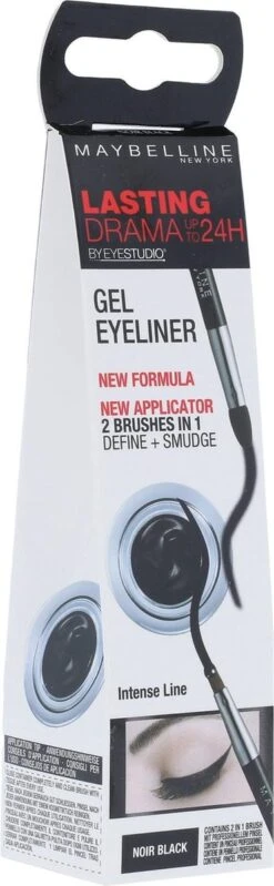 Maybelline Lasting Drama Gel Liner - Zwart - Eyeliner -Maquillage Cosmetics 371x1200 8