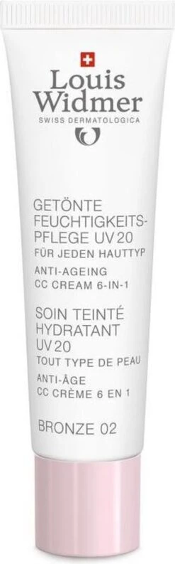 Louis Widmer CC-cream (getinte Dagverzorging UV20) Nr.2 Bronze Ongeparfumeerd -Maquillage Cosmetics 374x1200 5