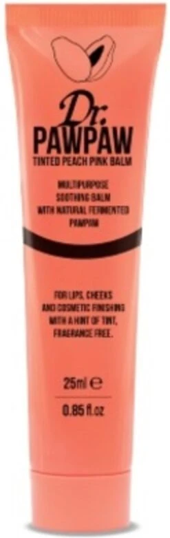 Dr. PAWPAW - Tinted Peach Pink Balm 15 Dr. PAWPAW - Tinted Peach Pink Balm -Maquillage Cosmetics 379x1200 3