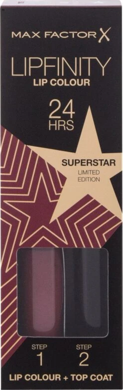 Max Factor Lipfinity Rising Stars Lippenstift - 086 Superstar -Maquillage Cosmetics 380x1200 6