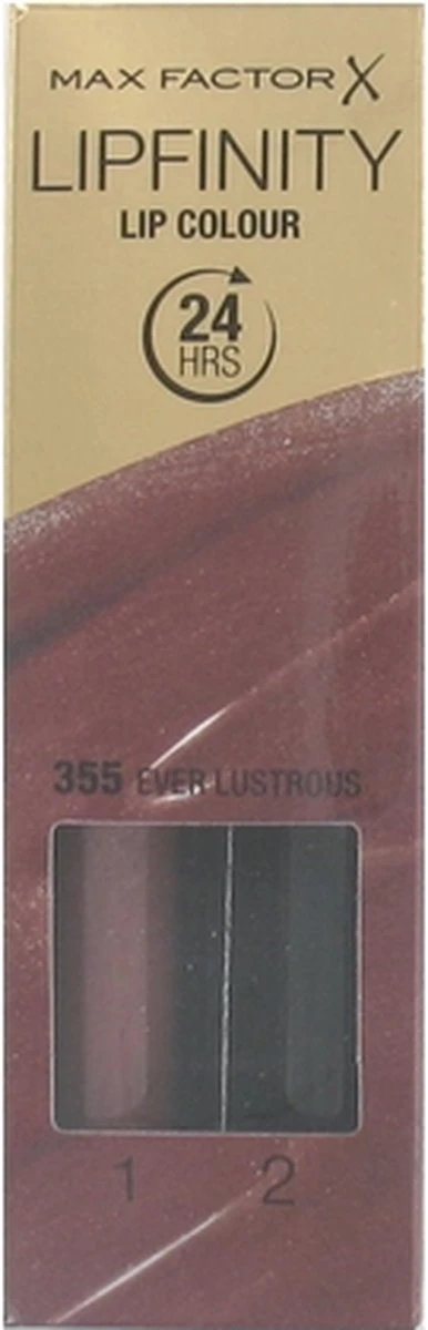 Max Factor Lipfinity 24HR Lip Colour Lipgloss - 355 Ever Lustrous 9 Max Factor Lipfinity 24HR Lip Colour Lipgloss - 355 Ever Lustrous – Image 7