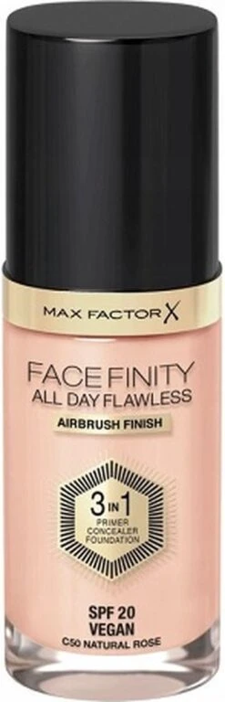 Max Factor Facefinity All Day Flawless 3-in-1 Liquid Foundation - 050 Natural -Maquillage Cosmetics 386x1200 7