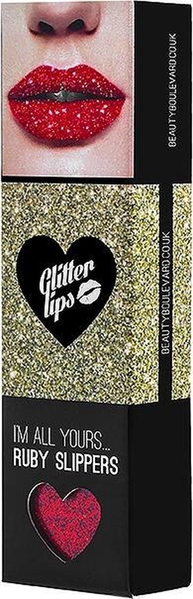 Beauty Blvd Glitter Lips Ruby Slippers 3 Piece Gift Set: Gloss Bond 3.5ml - Glitter 3g - Lip Brush 4 Beauty Blvd Glitter Lips Ruby Slippers 3 Piece Gift Set: Gloss Bond 3.5ml - Glitter 3g - Lip Brush – Image 2