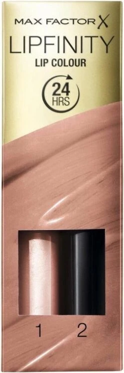 Max Factor Lipfinity Lip Colour 2-step Long Lasting Lippenstift - 006 Always Delicate -Maquillage Cosmetics 399x1200 4
