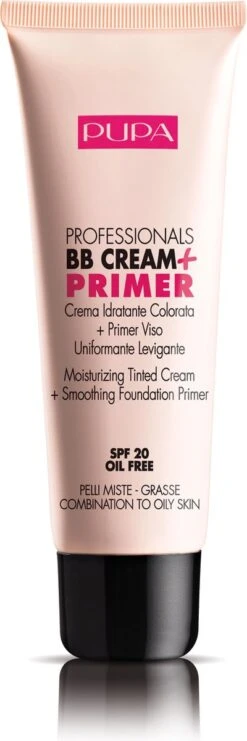 Pupa Milano BB Cream + Primer For Combination To Oily Skin - 001 Nude -Maquillage Cosmetics 400x1200