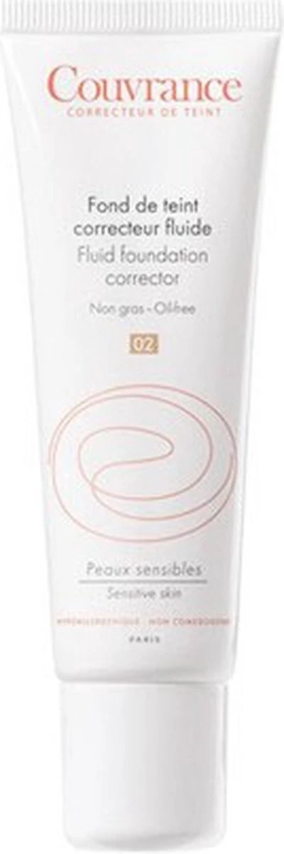 Avene Couvrance Fluid Foundation Corrector SPF20 30ml 8 Avene Couvrance Fluid Foundation Corrector SPF20 30ml – Image 6