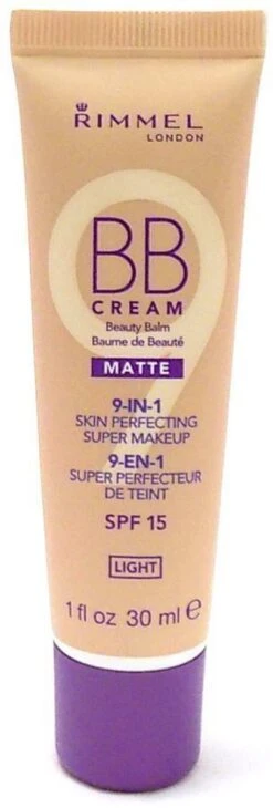 Rimmel London BB Cream 9-in-1 Matte Skin Perfecting Super Makeup - Light - BB Cream -Maquillage Cosmetics 406x1200 3