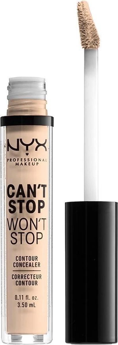 NYX Professional Makeup - Can't Stop Won't Stop Concealer - Light Ivory 4 NYX Professional Makeup - Can't Stop Won't Stop Concealer - Light Ivory – Image 2