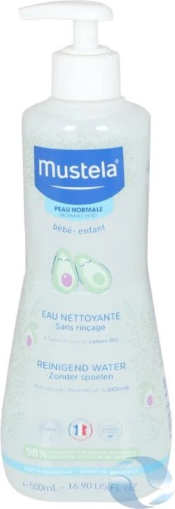 Mustela - Normal Skin No Rinse Cleansing Water 500Ml -Maquillage Cosmetics 412x1200 12