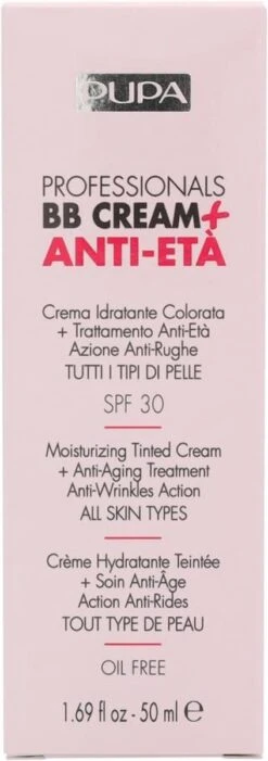 Pupa Milano Professionals BB Cream + Anti-Eta - 001 Nude -Maquillage Cosmetics 423x1200 6