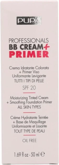 Pupa Milano Professionals BB Cream + Primer - Nude 001 -Maquillage Cosmetics 429x1200