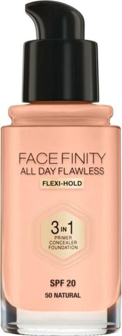 Max Factor Facefinity All Day Flawless 3-in-1 Liquid Foundation - 050 Natural -Maquillage Cosmetics 435x1200 8
