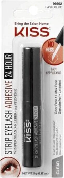 KISS - Strip Eyelash Adhesive 24 Hour Clear -Maquillage Cosmetics 438x1200 12