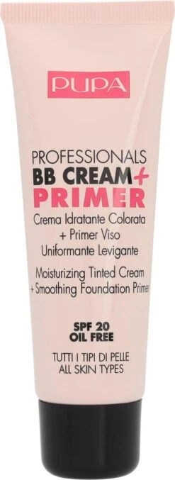 Pupa Milano Professionals BB Cream + Primer - Nude 001 -Maquillage Cosmetics 438x1200 5