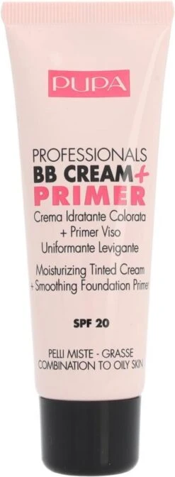 Pupa Milano BB Cream + Primer For Combination To Oily Skin - 001 Nude -Maquillage Cosmetics 441x1200 2