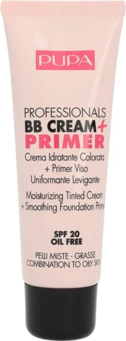 Pupa BB Cream + Primer For Combination To Oily Skin - 002 Sand -Maquillage Cosmetics 443x1200 3