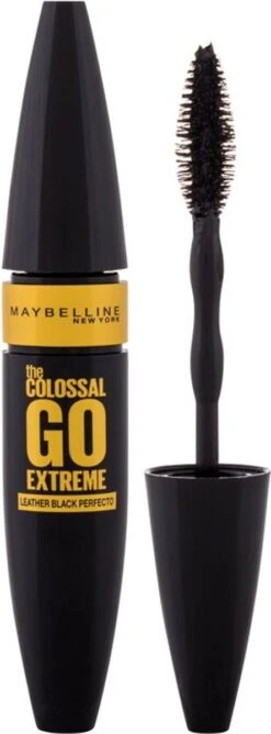 Maybelline Volum'Express Colossal Go Extreme! Leather Black Mascara - Zwart -Maquillage Cosmetics 444x1200 7