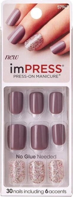 Kiss ImPRESS Press-on Manicure So Unexpected- Kunstnagels - Nagels - Press On Nails - Plaknagels - Nepnagels - 30 Stuks - Beste Kwaliteit