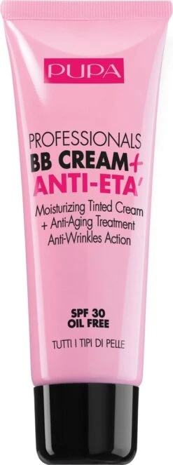Pupa Milano Professionals BB Cream + Anti-Eta - 001 Nude -Maquillage Cosmetics 447x1200 1