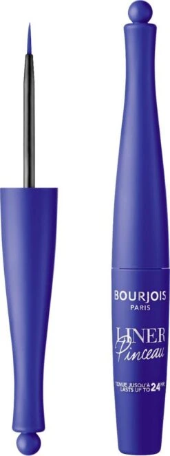 Bourjois Liner Pinceau Eyeliner - 04 Bleu Pop Art -Maquillage Cosmetics 447x1200 3