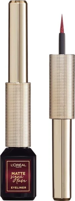 L'Oréal Matte Signature Eyeliner - 05 Burgundy -Maquillage Cosmetics 448x1200 10