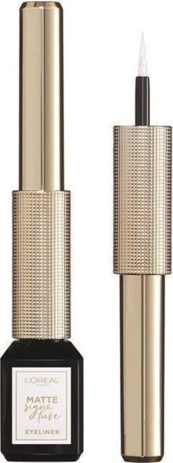 L'Oréal Matte Signature Eyeliner - 08 Snow Signature -Maquillage Cosmetics 448x1200 9