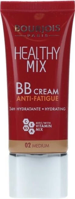 Bourjois Healthy Mix BB Cream Anti Fatigue - 02 Medium Beige -Maquillage Cosmetics 457x1200 4