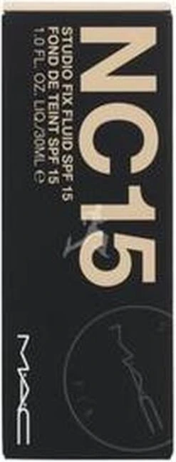 MAC Cosmetics Studio Fix Fluid Foundation - NC15 -Maquillage Cosmetics 458x1200