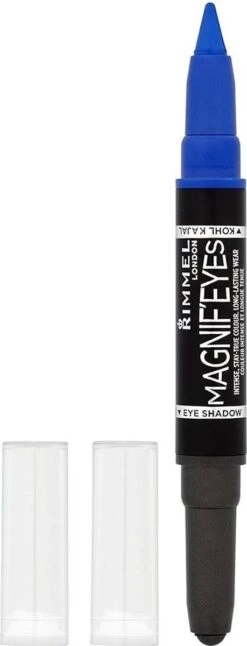 Rimmel London MagnifEyes Xxtreme Double Ended - Blauw - Oogschaduw En Eyeliner -Maquillage Cosmetics 459x1200 4