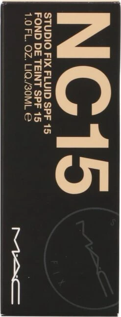 MAC Cosmetics Studio Fix Fluid Foundation - NC15 -Maquillage Cosmetics 460x1200 3