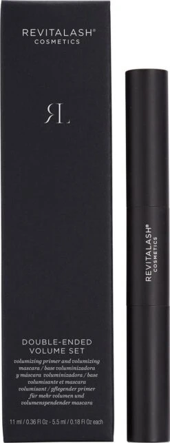 Revitalash Double-Ended Volume Set - Mascara / Primer - Zwart