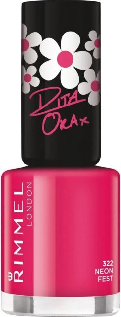 Rimmel London 60 Seconds Supershine Rita Ora Collection Nagellak - 322 Neon Fest