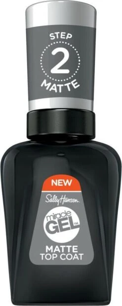 Sally Hansen Miracle Gel Nagellak Top Coat - 102 Matte Transparant