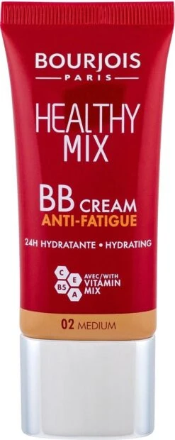 Bourjois Healthy Mix BB Cream Anti Fatigue - 02 Medium Beige -Maquillage Cosmetics 478x1200 8