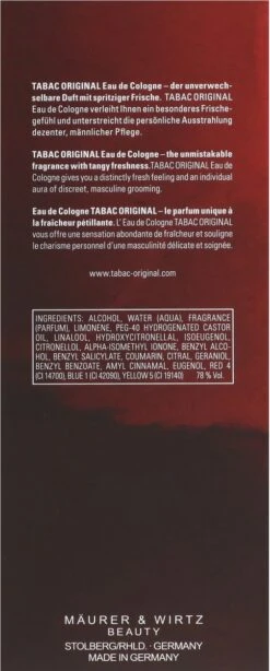 Tabac Original - 300 Ml - Eau De Cologne - Herenparfum -Maquillage Cosmetics 483x1200 15