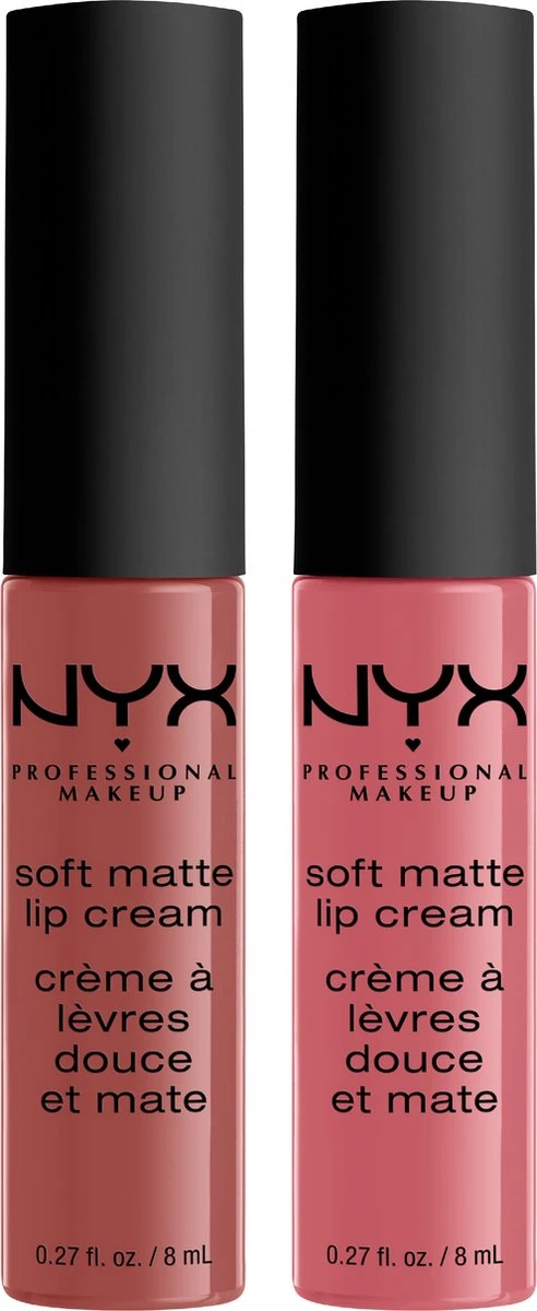 NYX Professional Makeup - Holidays 2022 Mrs Claus - Soft Matte Lip Cream Duo 02 - Roze 4 NYX Professional Makeup - Holidays 2022 Mrs Claus - Soft Matte Lip Cream Duo 02 - Roze – Image 2