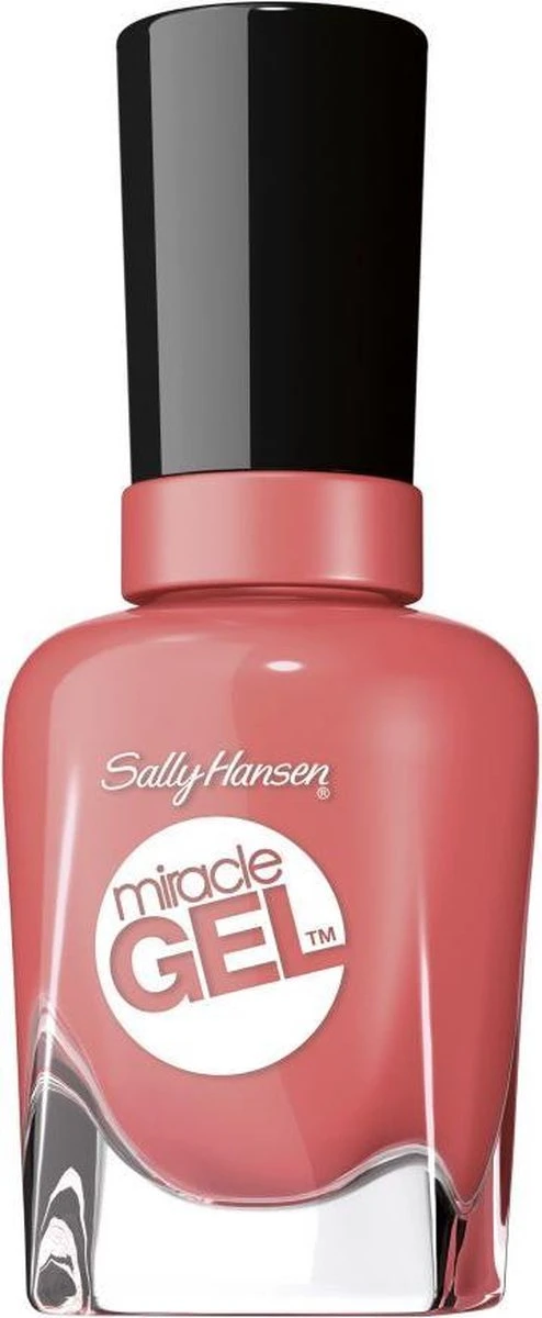 Sally Hansen Miracle Gel Nagellak - 380 Malibu Peach 3 Sally Hansen Miracle Gel Nagellak - 380 Malibu Peach