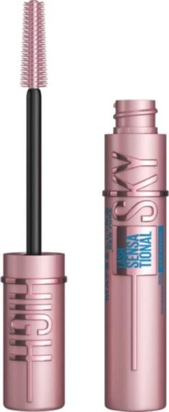 Maybelline Lash Sensational Sky High Waterproof - Zwart - Lengte Mascara - 6 Ml -Maquillage Cosmetics 494x1200 4