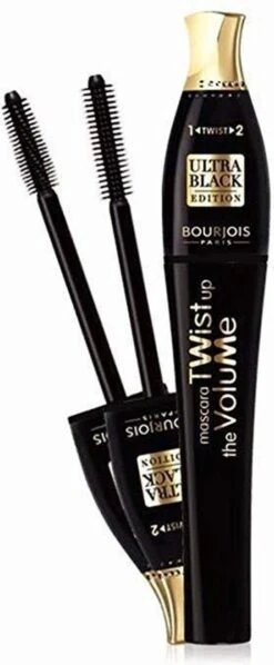 Bourjois Twist Up The Volume Mascara - 52 Ultra Black -Maquillage Cosmetics 496x1200 3